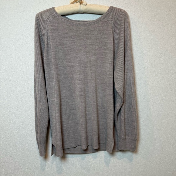 Sweet Romeo Sweaters - Sweet Romeo Gray Crew Neck Sweater